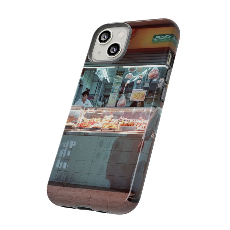 Straatvoedselkraam Tafereel