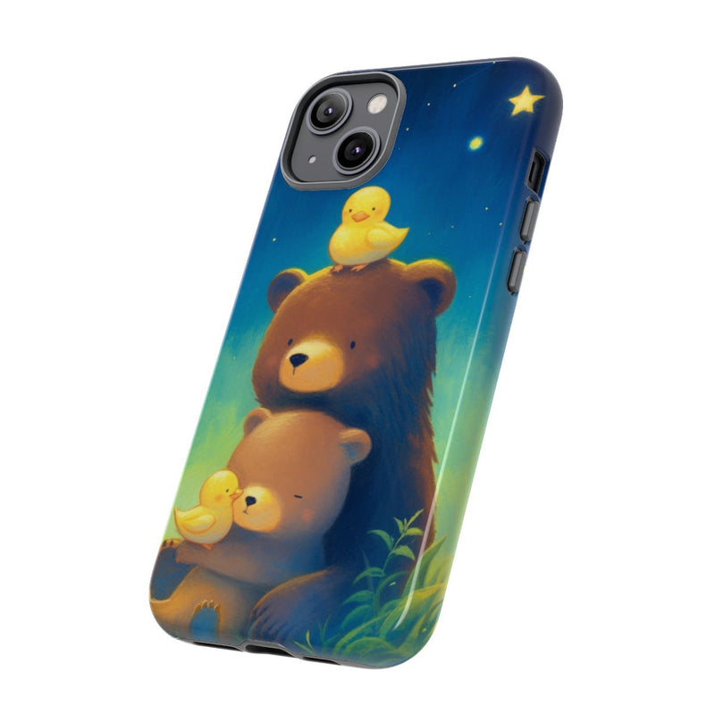 Schattige Beren en Eendjes onder Sterrenhemel