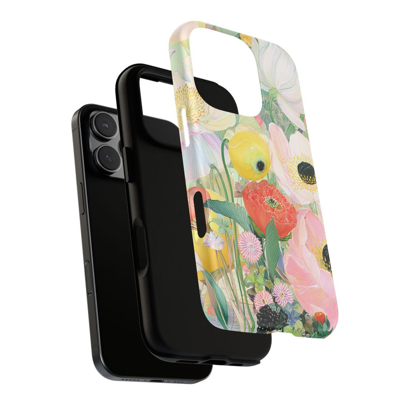 Lichte Pastelbloemen met Vogels
