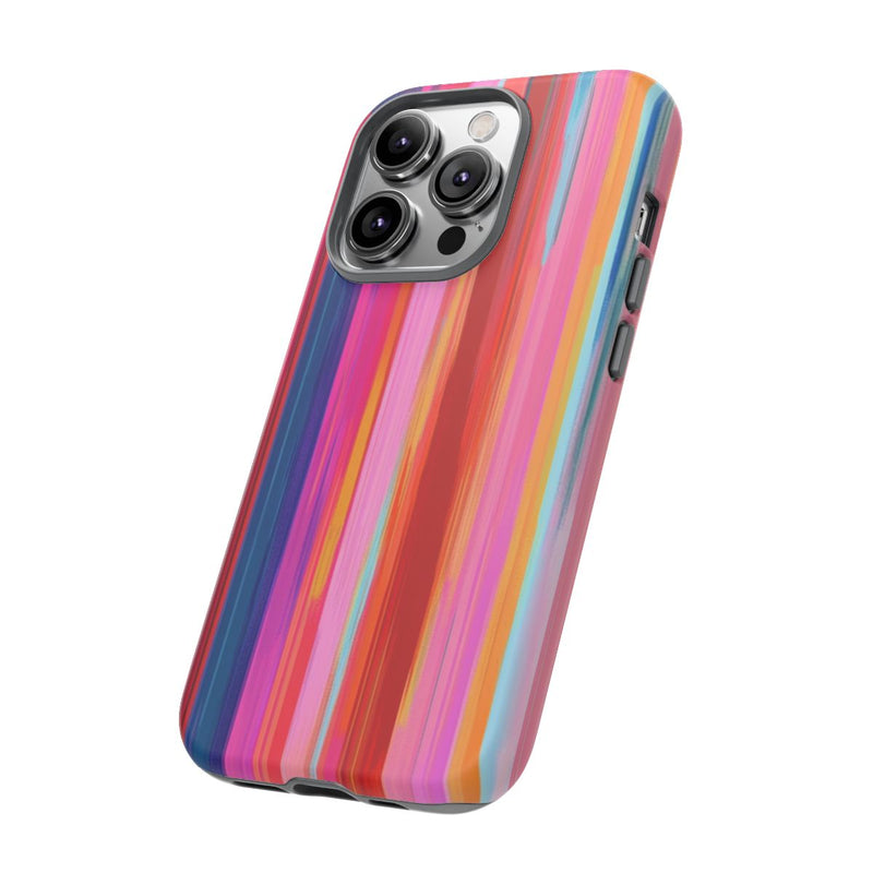 Levendige Verticale Strepen Abstracte Kunst