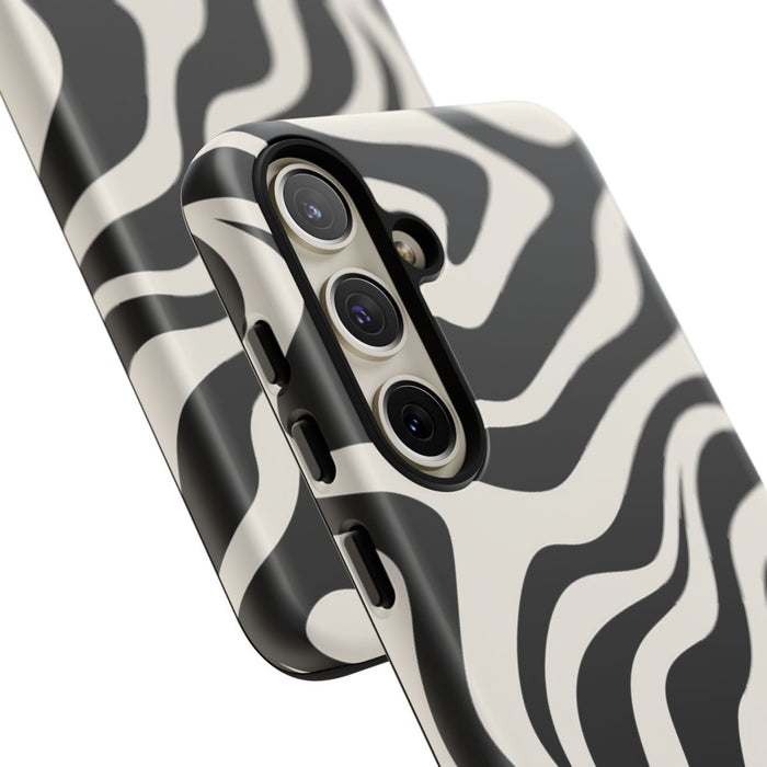 Zwart-Wit Abstract Zebra-Patroon