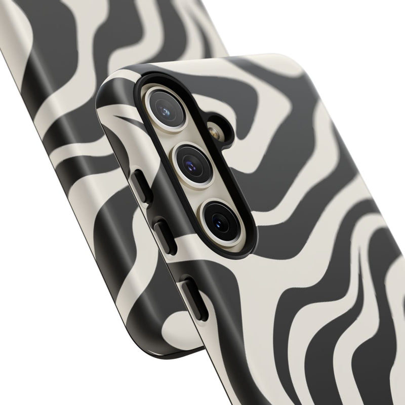Zwart-Wit Abstract Zebra-Patroon