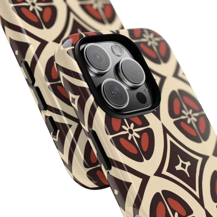 Geometrisch Bruin-Beige Patroon