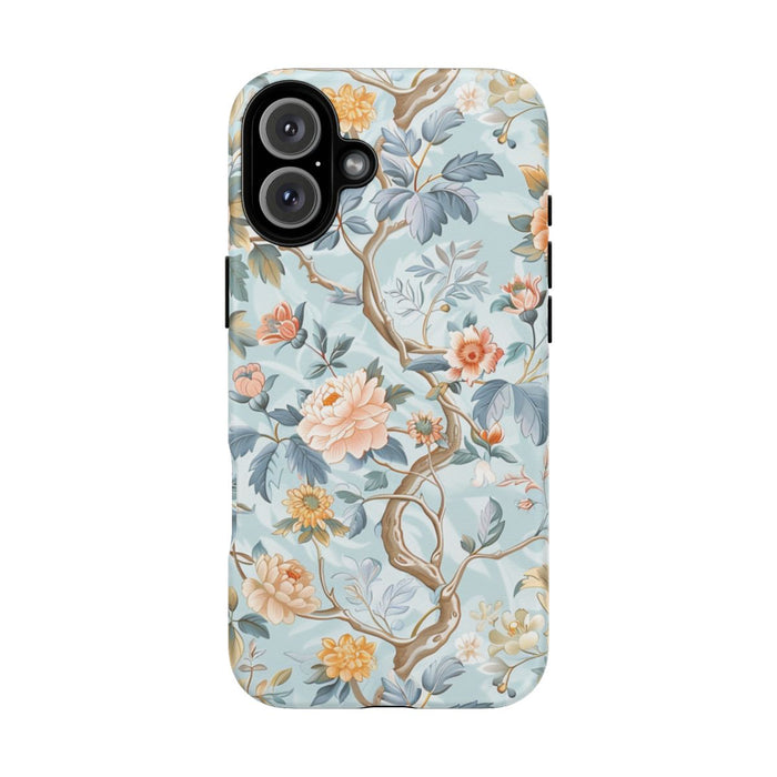 Pastel Chinoiserie Bloemenpatroon