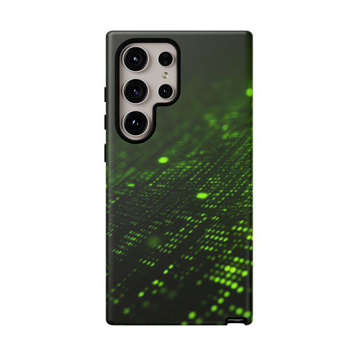 Abstract Groen Digitaal Rasterpatroon