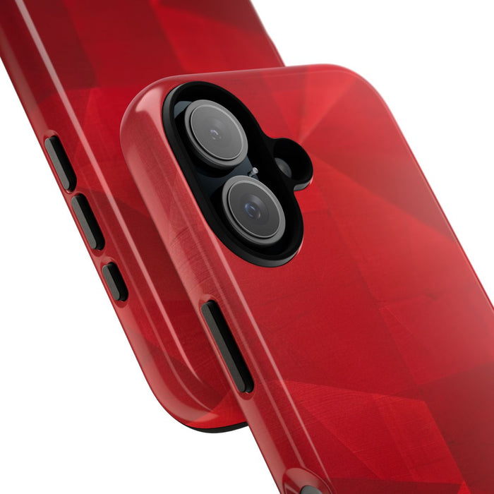 Rood Geometrisch Abstract Ontwerp