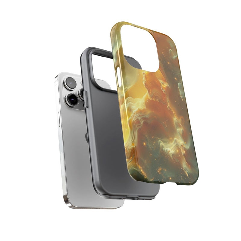 Gouden Nebula Abstract Design