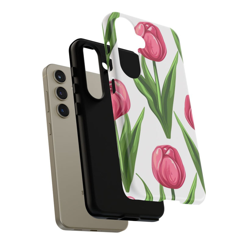 Roze Tulp Bloemenpatroon