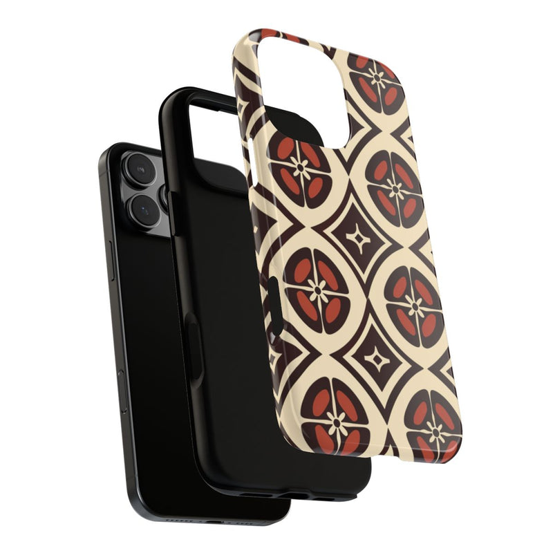 Geometrisch Bruin-Beige Patroon