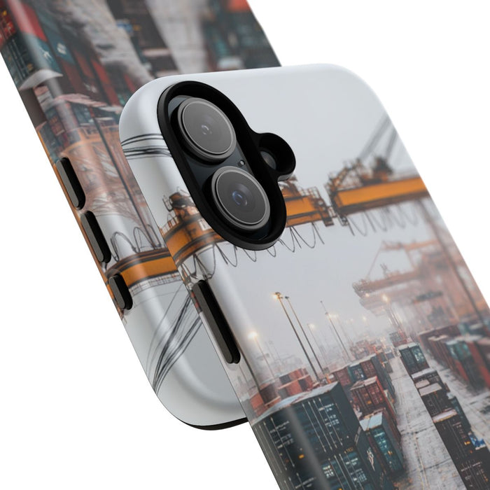 Vrachtcontainers en Havenkranen