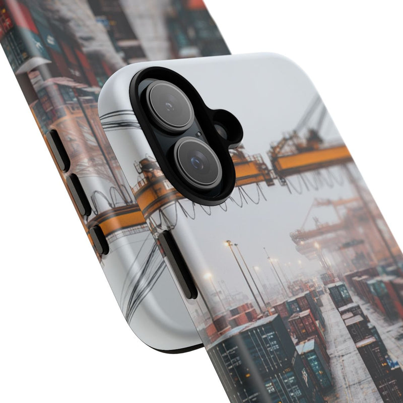 Vrachtcontainers en Havenkranen