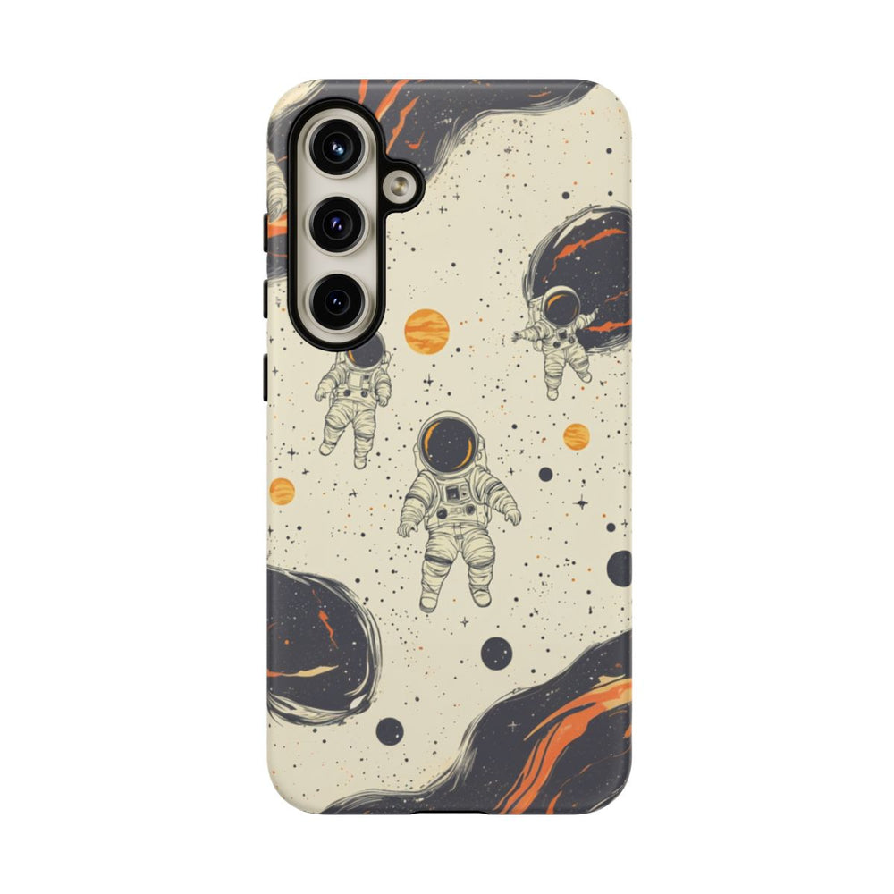 Astronauten en Ruimte-elementen Patroon