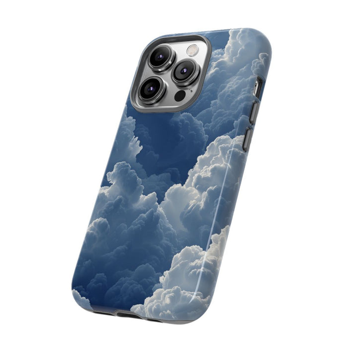 3D Blauw Wolkenpatroon