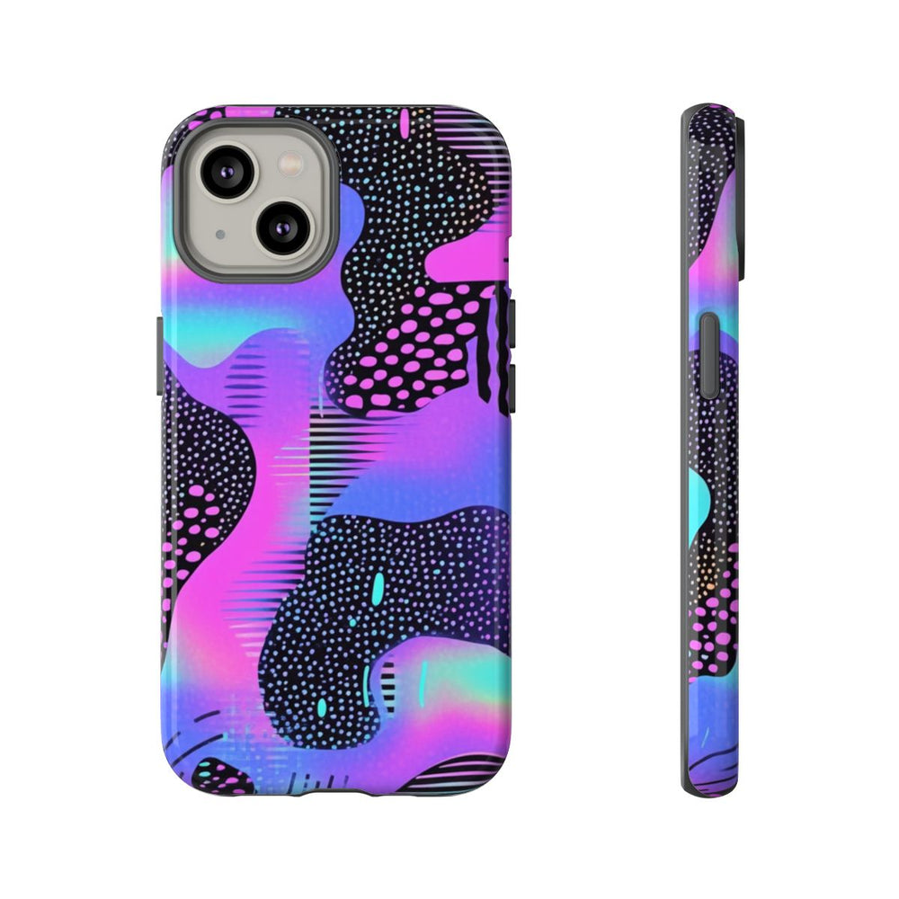 Abstract Neon Vaporwave Patroon