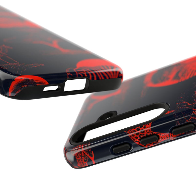 Rood Neon Afrikaans Dierenpatroon