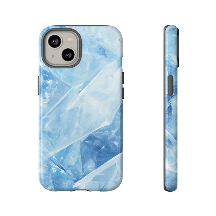 Blauwe IJstextuur