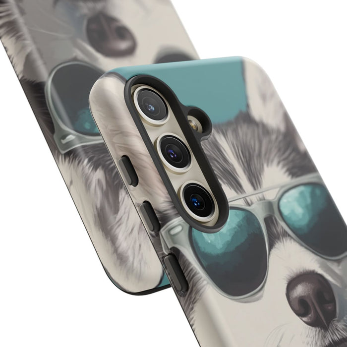 Stoere Husky met Zonnebril
