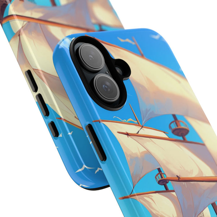 Zeilschip op Blauwe Oceaan