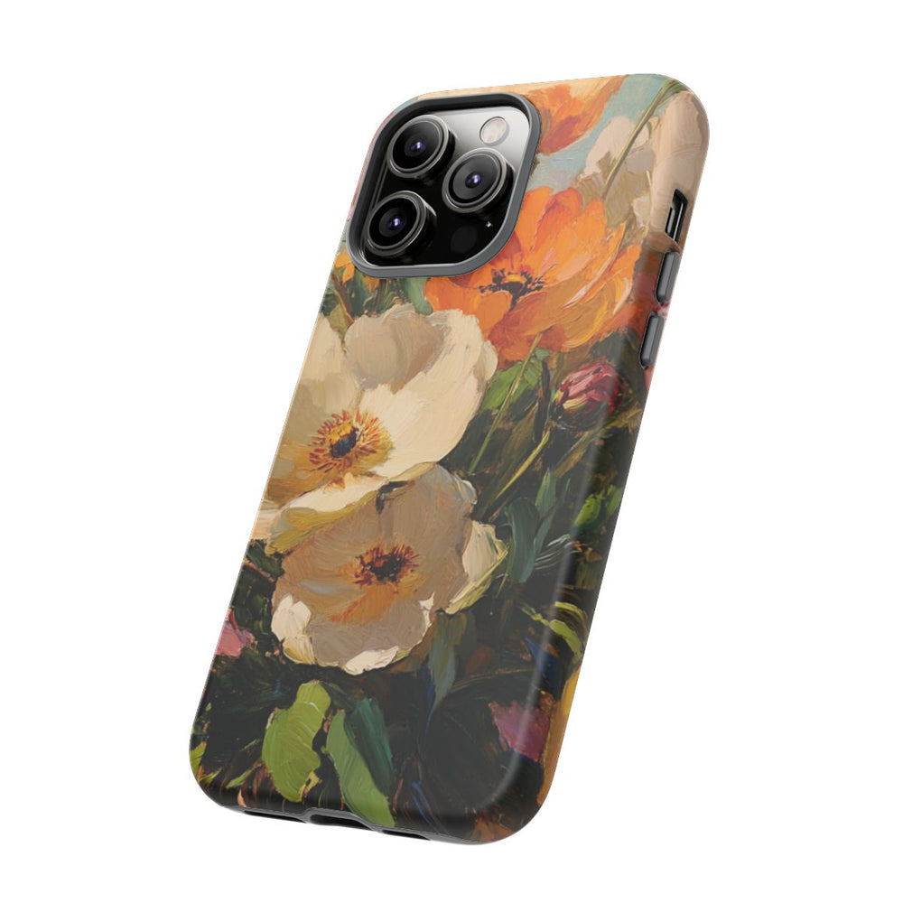 Kleurrijk Olieverfschilderij met Bloemen