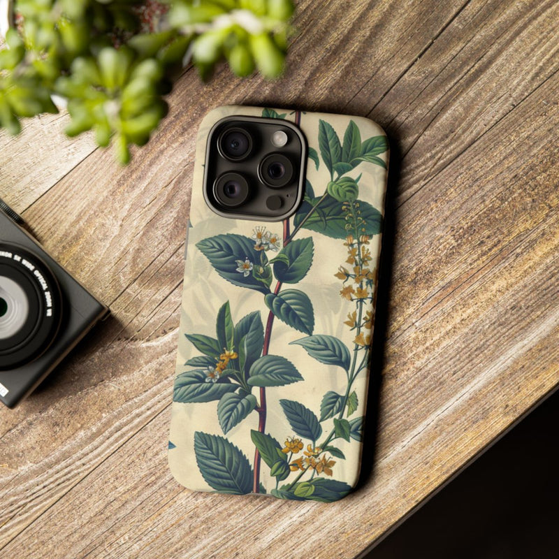 Vintage Botanisch Kruidenpatroon