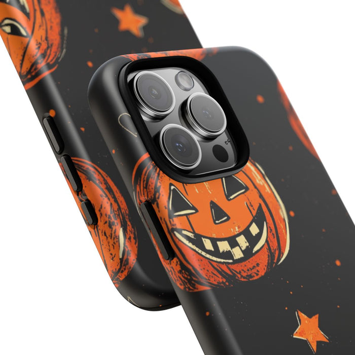 Grunge Halloween Pompoenenpatroon