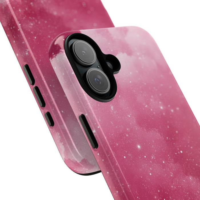 Roze Glitterwolkenpatroon