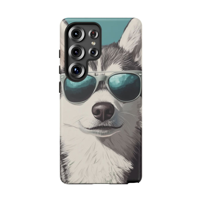 Stoere Husky met Zonnebril