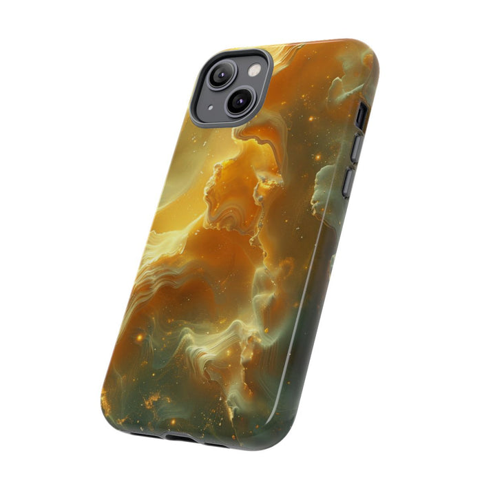 Gouden Nebula Abstract Design