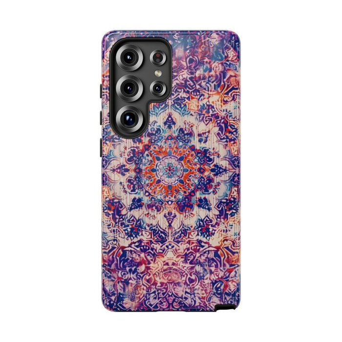 Gedetailleerd Psychedelisch Oosters Tapijtpatroon