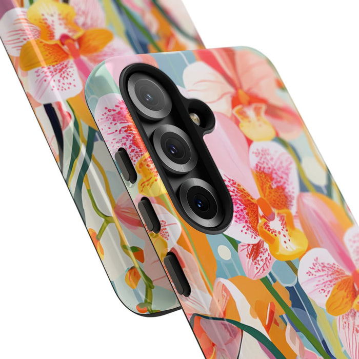 Kleurrijke Orchideeën Illustratie