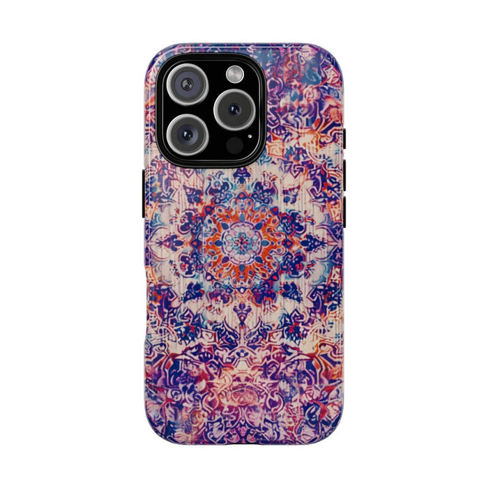 Gedetailleerd Psychedelisch Oosters Tapijtpatroon