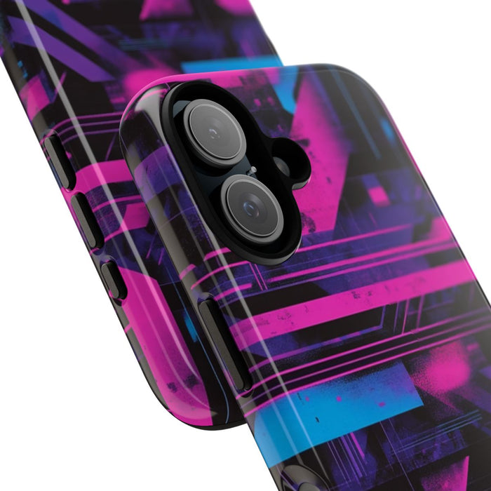 Neon Geometrisch Abstract Patroon