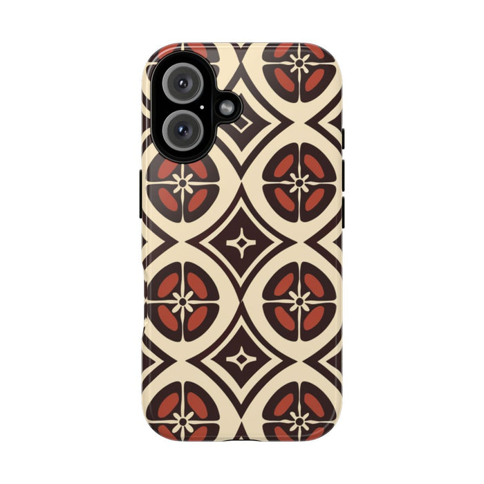 Geometrisch Bruin-Beige Patroon