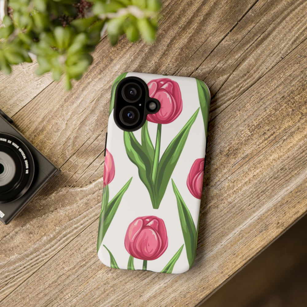 Roze Tulp Bloemenpatroon