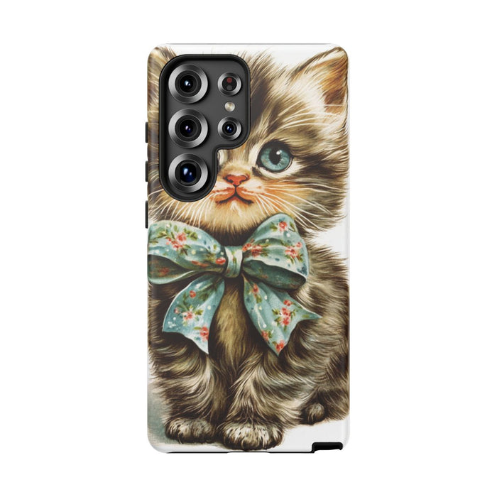 Schattige Kitsch Kitten met Strik