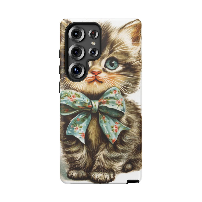 Schattige Kitsch Kitten met Strik
