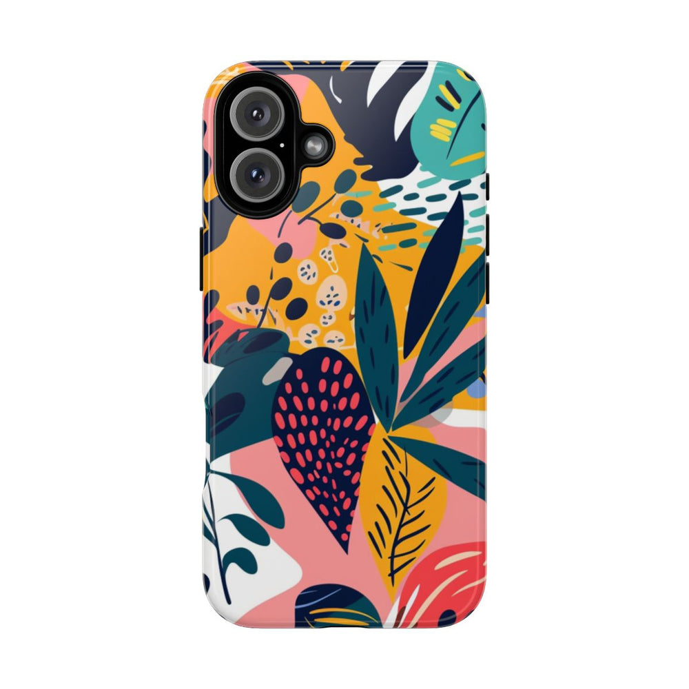 Vrolijk Tropisch Bladerenpatroon