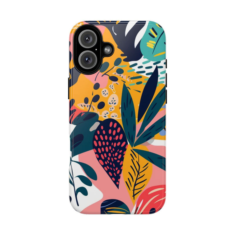 Vrolijk Tropisch Bladerenpatroon