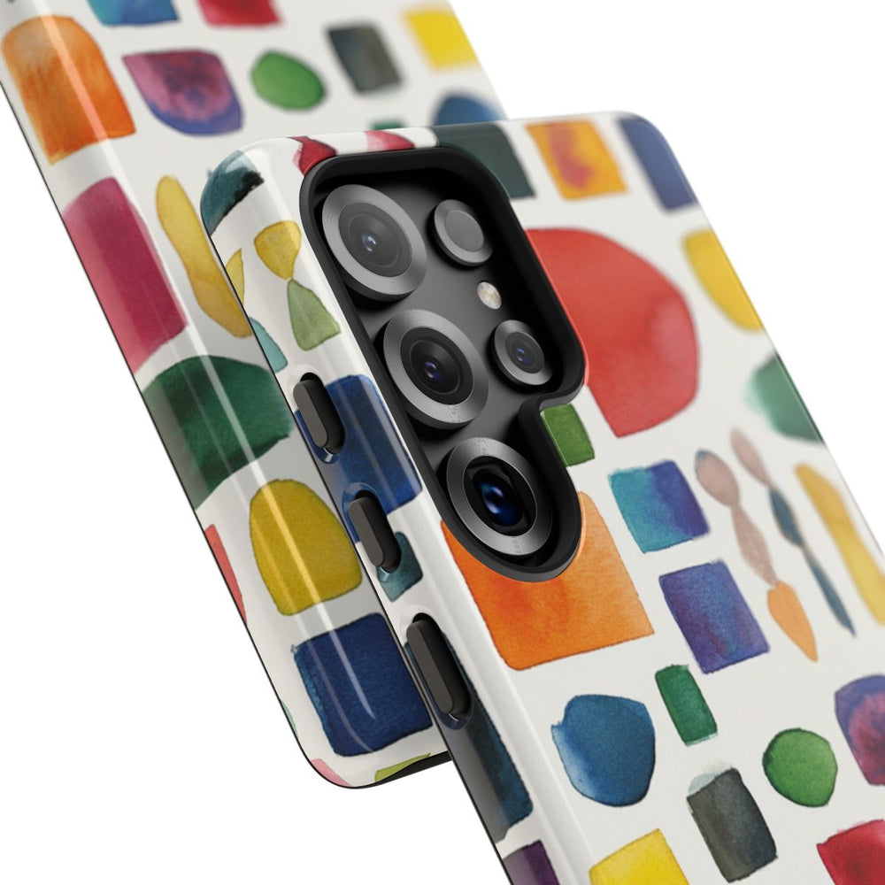 Kleurrijk Waterverf Geometrisch Patroon