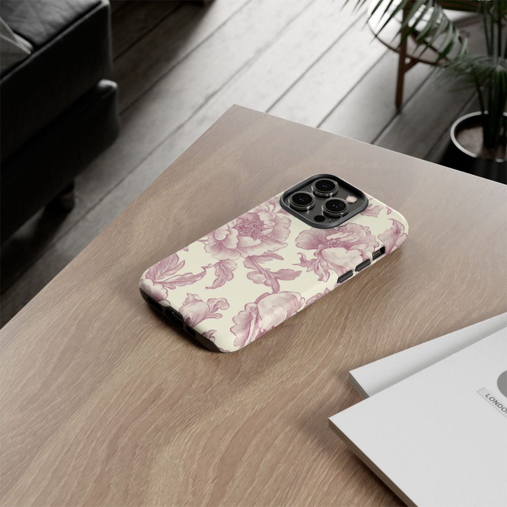 Elegante Victoriaanse Bloemenprint