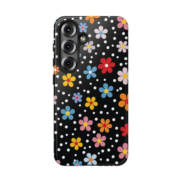 Vrolijk Bloemen- en Stippenpatroon