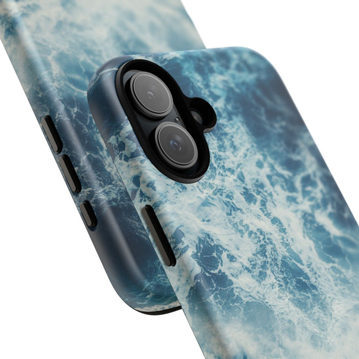 Man Tegenover Oceaangolven