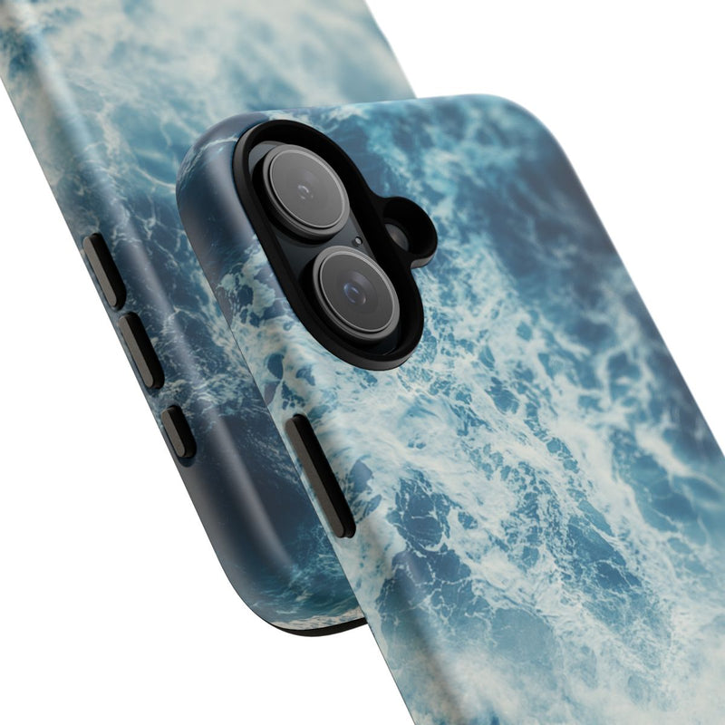 Man Tegenover Oceaangolven