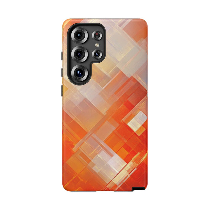 Abstract Geometrisch Oranje Patroon