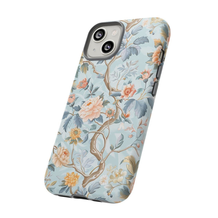 Pastel Chinoiserie Bloemenpatroon