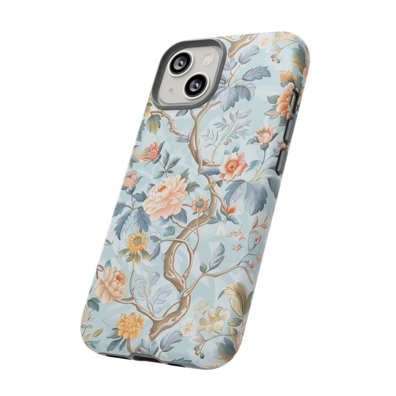 Pastel Chinoiserie Bloemenpatroon
