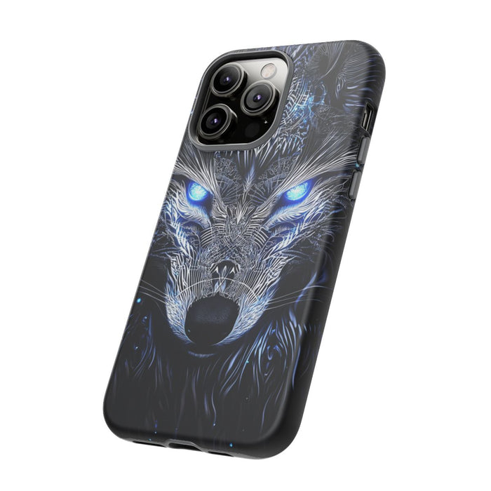 Majestueuze Wolf met Gloeiende Ogen