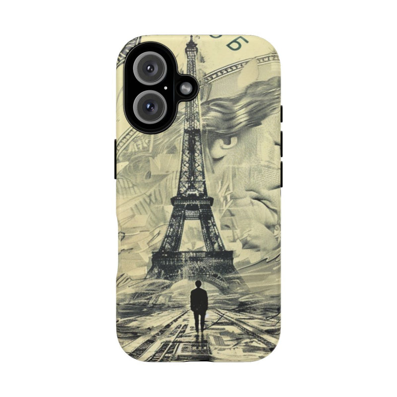 Eiffeltoren op Dollarbiljet Illustratie