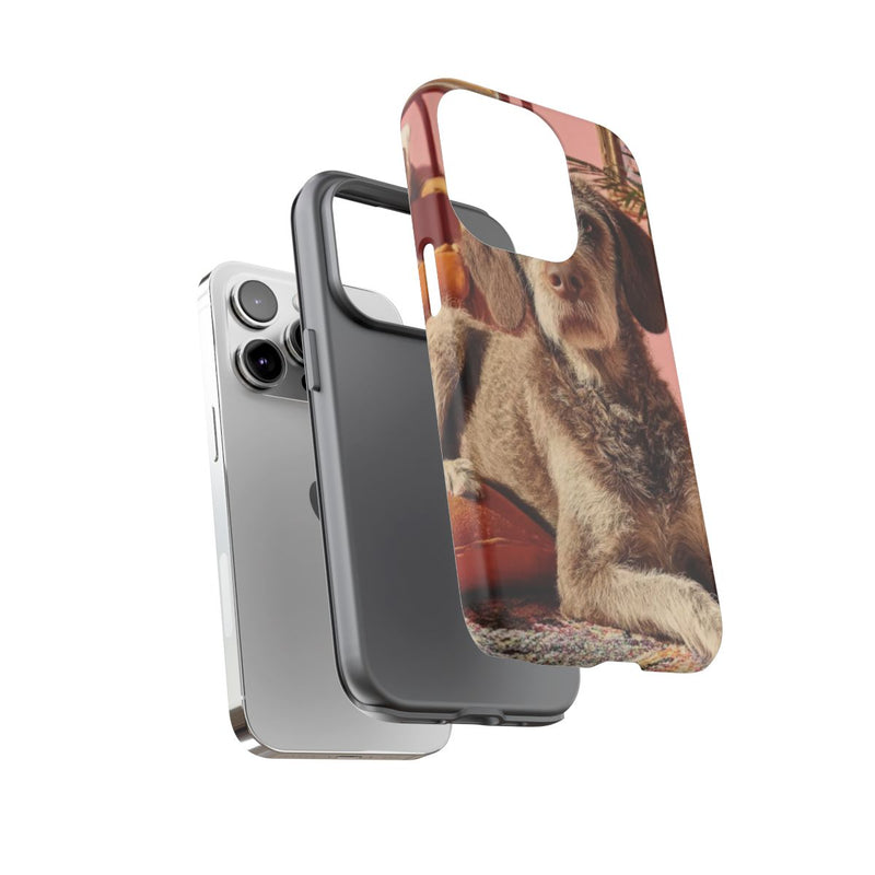 Bruine Hond Ontspant Binnen