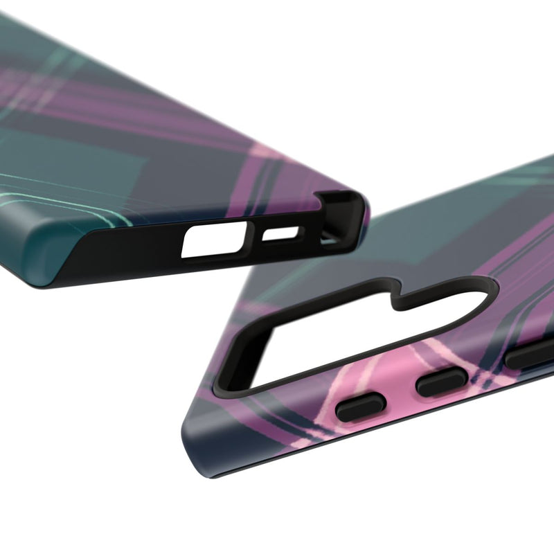 Smaragdgroen en Roze Geruit Patroon